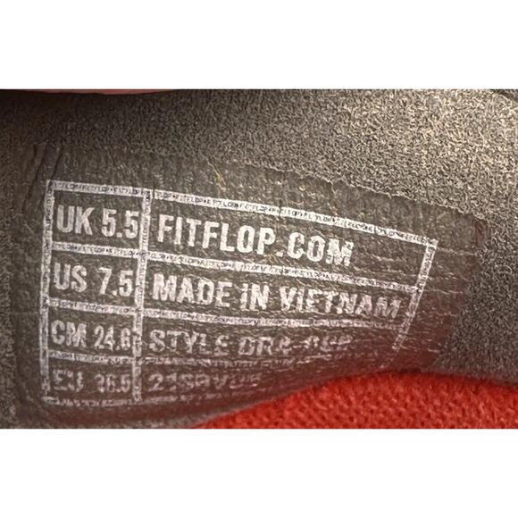 FitFlop Women 7.5 Rally Knit Trainer Sneakers Metallic‎ Gray Shimmer Activewear - Picture 6 of 16